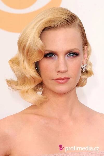 January Jones - celebrity účes - HappyHair