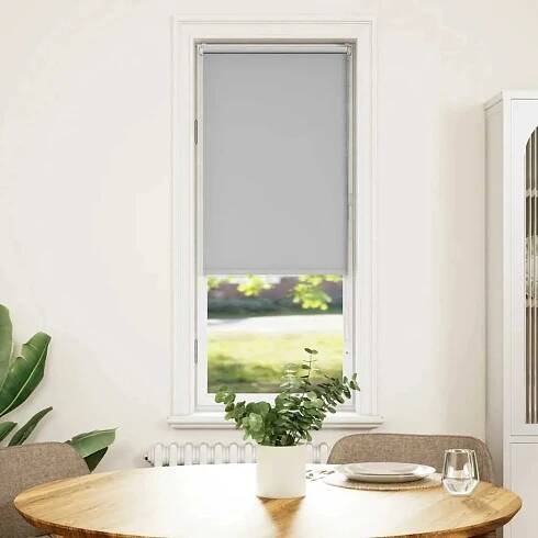 Roleta zatemňovací 40x150 cm šířka látky 35,7 cm polyester Šedá4011376