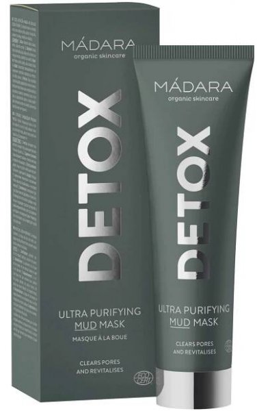 MÁDARA DETOX ČISTÍCÍ PLEŤOVÁ MASKA S BAHNEM, 60 ml