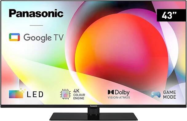 Panasonic TN-43W70AEZ, řada W70 43 palců 4K Ultra HD LED Smart TV, 2024, Google Assistant, Chromecast, Dolby Vision a Atmo...