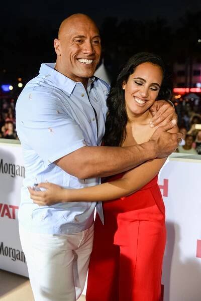 Dwayne Johnson and Simone Johnson attend Paramount Pictures' World Premiere of 