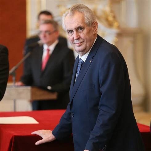 Prezident Miloš Zeman jmenoval na Pražském hradě nové soudce.