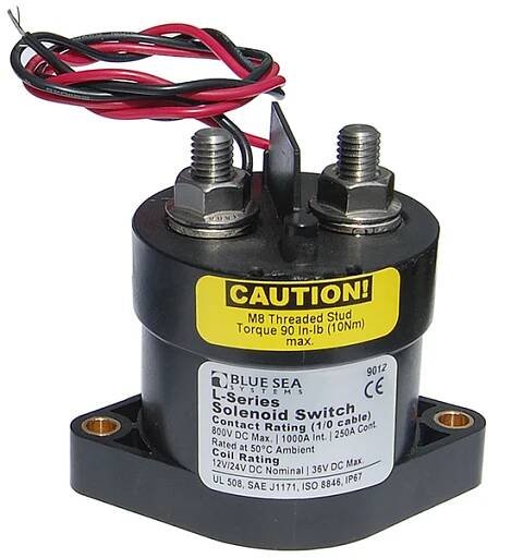 Solenoid Blue Sea Systems L 250A 12/24V