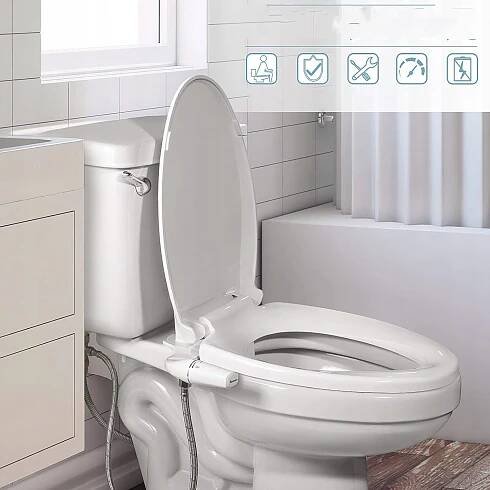 WC MYCÍ NÁSTAVEC S FUNKCÍ BIDETU, SADA NA ČIŠTĚNÍ Řada 1
