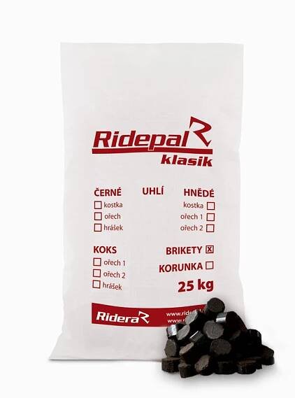 REKORD uhelné brikety 800 kg