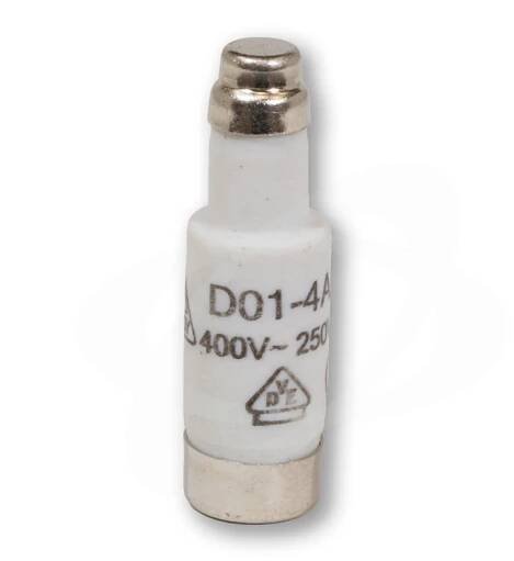 Pojistka závitová D01 4A gL hnědá (poj.spodek E14) - Sonepar ČR | Elektroinstalační materiál