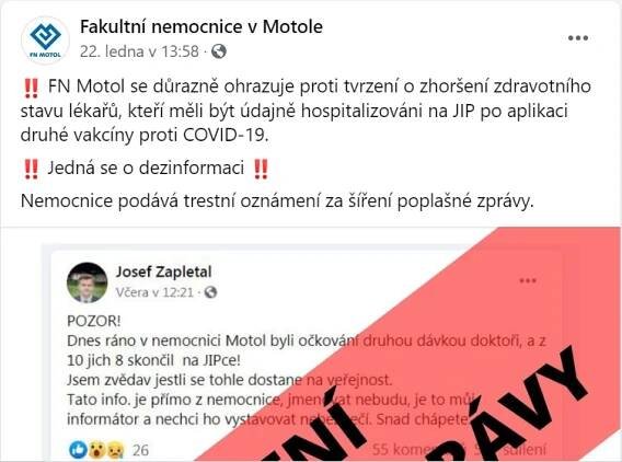 Dvěma nemocnicím už došla trpělivost. Podávají tre... | FORUM 24