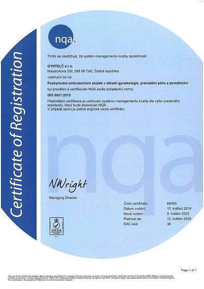 Společnost KRÁSNÝ - zdravotnická technika s.r.o. získala certifikát ISO 13485