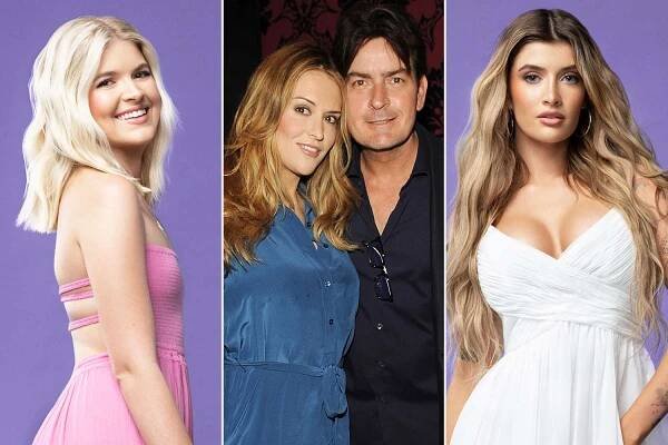 Lola Sheen; Brooke Mueller and Charlie Sheen; Sami Sheen