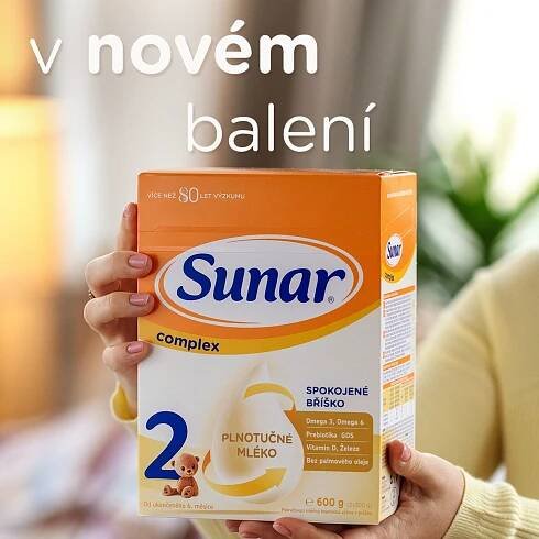 Sunar Complex 2 pokračovací kojenecké mléko 600 g