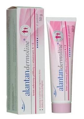 Alantandermoline Polotučný ochranný krém s vitamíny A + E 50 g