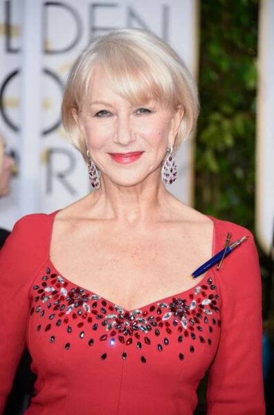 Hairstyles to make you look younger - Helen Mirren - bangs