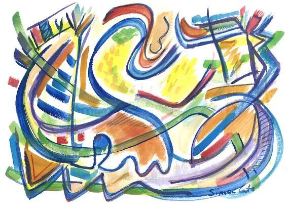 Gouache | Simon Cato Spang-Hanssen 