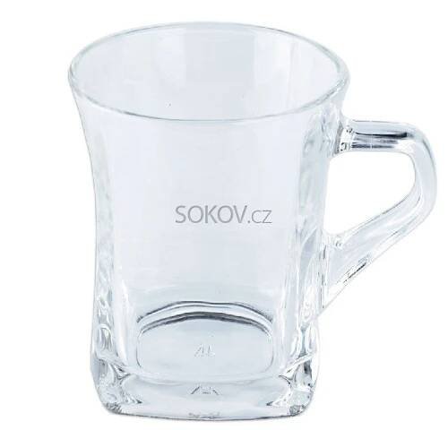 Hrnek sklo čirý GEO 0,245l » Železářství Fiala – železářství a domácí potřeby