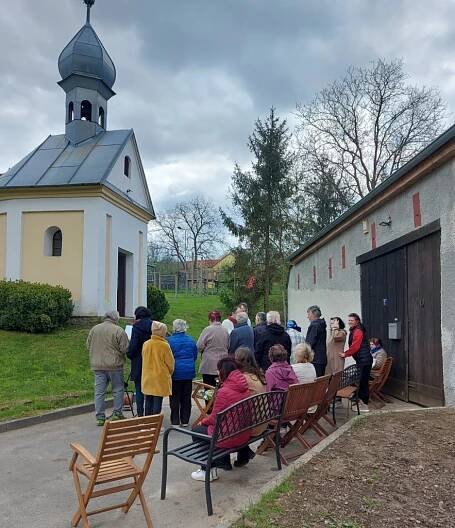 12.5.2024 Mše v kapli sv. Jiří v Lučicích 1
