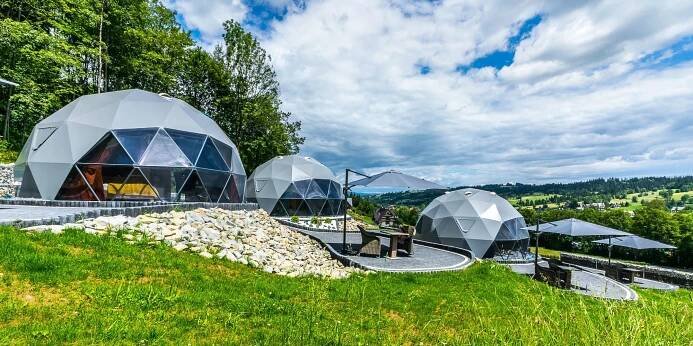 Glamping u Zakopaného: vlastní vířivka i snídaně