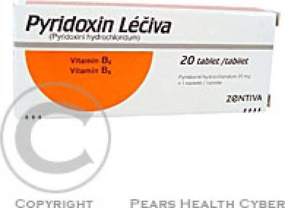 PYRIDOXIN LÉČIVA POR 20MG TBL NOB 20