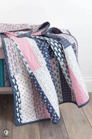 Easy Scrappy Strips Baby Quilt Pattern | Polka Dot Chair