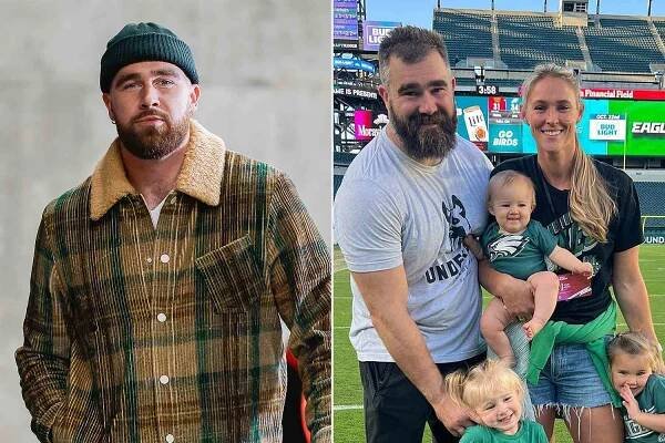 Kylie Kelce Admits She's 'Slightly Offended' Fans Think Daughter Ellie, 3, Looks Like Travis Kelce