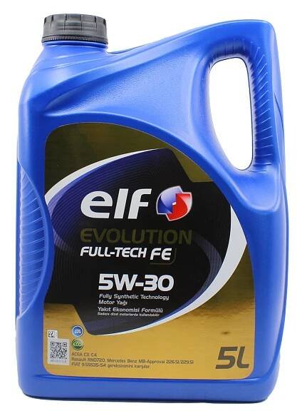 Elf Evolution Full-Tech FE 5W30 5 Lt Motor Yağı