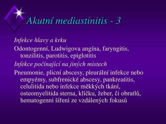 PPT - Nemoci mediastina PowerPoint Presentation, free download - ID:5942521