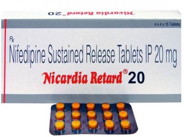Nicardia Retard 20 Mg Tablet (Nifedipine) - Cheap Medicine