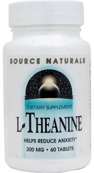 L-Theanine (200mg) - 60 Capsules - Source Naturals - welzo