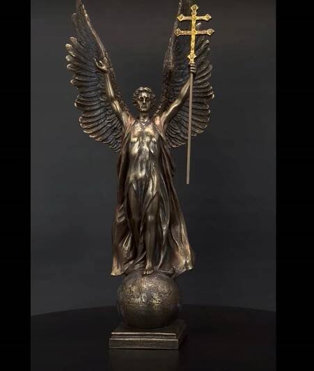 ARCHANDĚL GABRIEL – ORIGINÁLNÍ BRONZOVÁ SOCHA ZNAČKY VERONESE (WU74747A4) za 1707.00CZK - Allegro