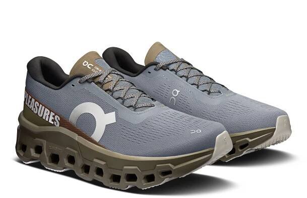 On Cloudmonster 2 PLEASURES x The Loop Mist & Olive Men Road running Shoes