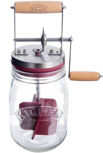 Skleněná nádoba na výrobu másla Kilner Máselnice, 1 l