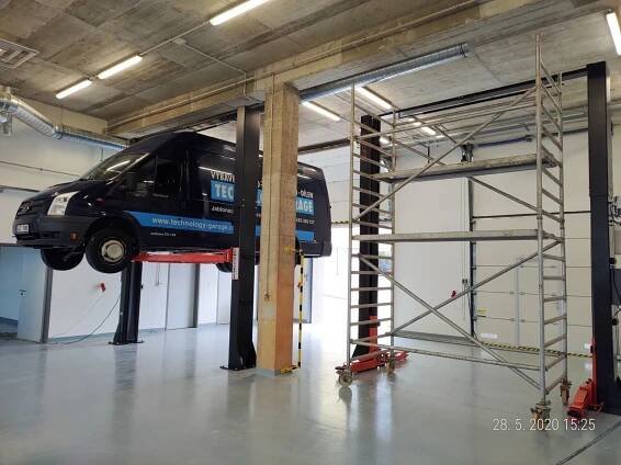 METROSTAV a.s. - (Praha 8) - Vybavení autoservisů, pneuservisů a dílen v průmyslu od TECHNOLOGY - GARAGE spol. s r.o.
