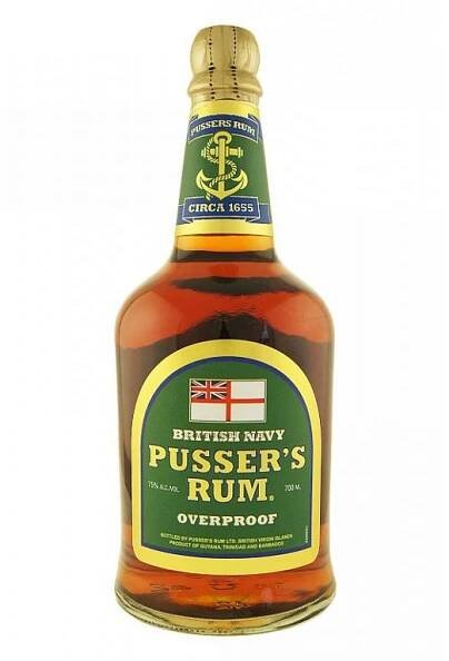 Pusser ́s Rum Overproof Green Label 75,5% 0,7 l - topalkohol.cz