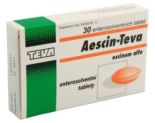 AESCIN-TEVA - 20MG TBL ENT 30