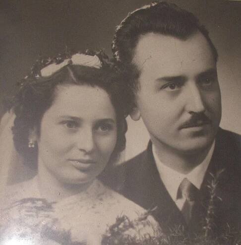 Marie Popelková, 1953, svatba