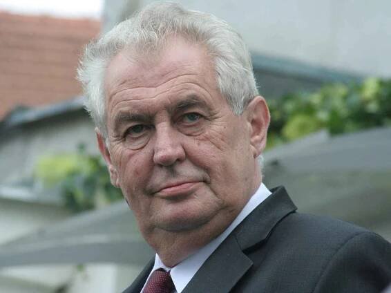 Prezident Miloš Zeman při návštěvě jižní Moravy.
