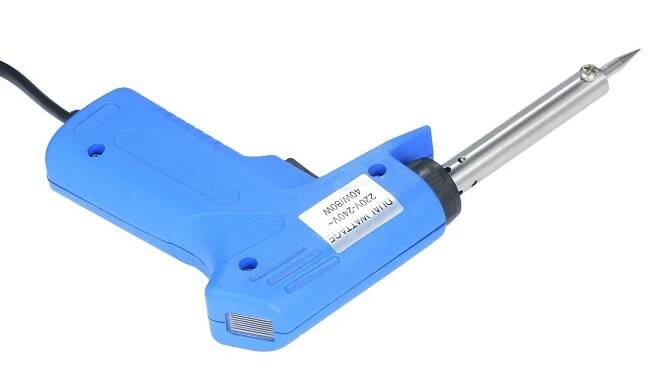 Double Power Elektrische Lötkolbenpistole Typ Elektrische Lötkolbenpistole Einstellbar Lötkolbenpistole Blau 40W / 80W Einstellbar