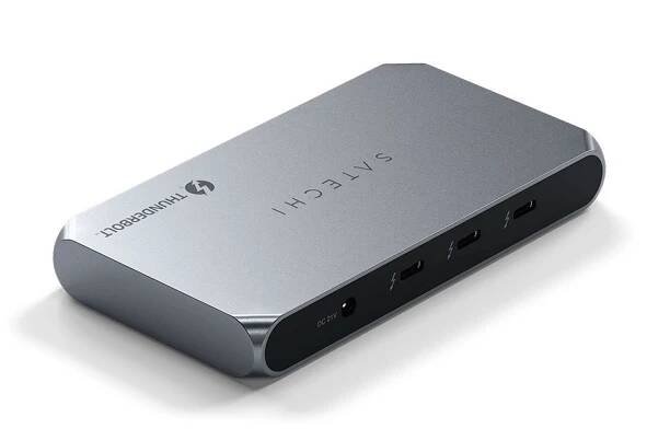 Satechi Thunderbolt 4 Slim Hub Pro, Space Gray Aluminium