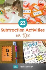 23 Subtraction Activities That Are Nothing Less Than Awesome. Find all the best fun and meaningful subtraction activities for helping elementary math students master this vital skill. #subtraction #activities #activitiesforkids #math #teachingmath #elementaryschool #elementary #classroomideas #classroomresources Teaching Subtraction, Subtraction Practice, Subtraction Activities, Preschool Learning Activities, Hands On Activities, Teaching Math, Numeracy, Maths, Teaching Third Grade