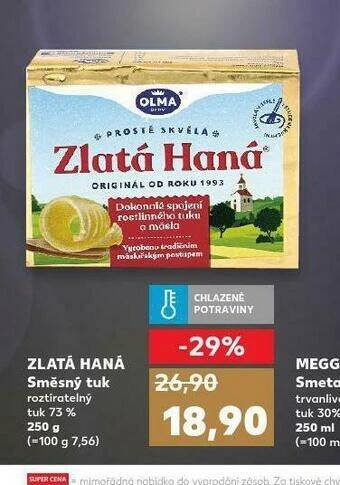 Kaufland Zlatá haná směsný tuk nabídka