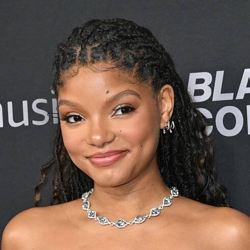 Halle Bailey Was Absolutely Glowing in a White Corset Dress on Her First Post-Baby Red Carpet