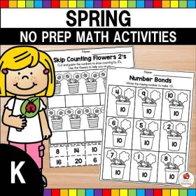 Spring Math Activities (Kindergarten)