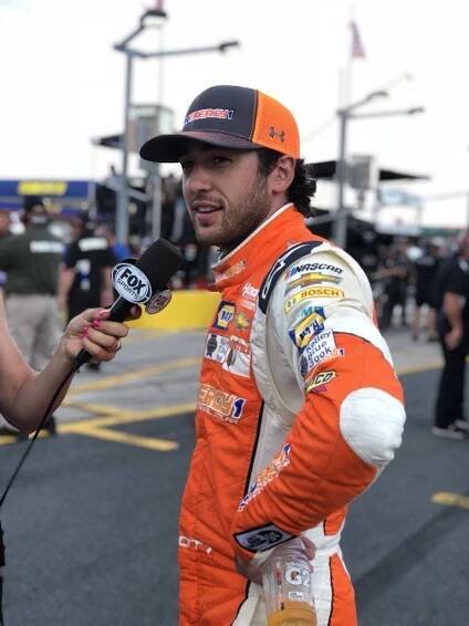 Chase Elliot Speaking During an Interview Wallpaper
