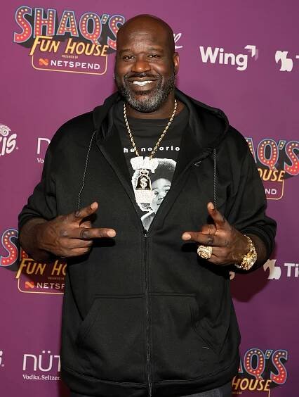 SCOTTSDALE, ARIZONA - FEBRUARY 10: Shaquille O'Neal attends Shaq's Fun House Big Game Weekend at Talking Stick Resort on February 10, 2023 in Scottsdale, Arizona. (Photo by Ethan Miller/Getty Images)
