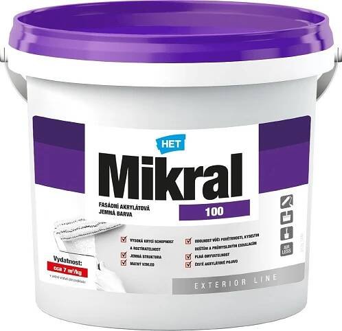 HET Mikral 100 bílá 1 kg od 116 Kč