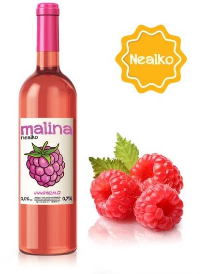 Nealkoholická malina 0,75l