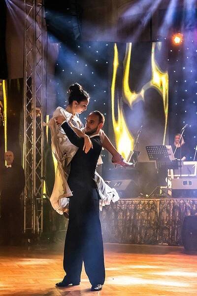 Veronika Arichteva a Michal Necpál jako první po StarDance tančili v Krumlově