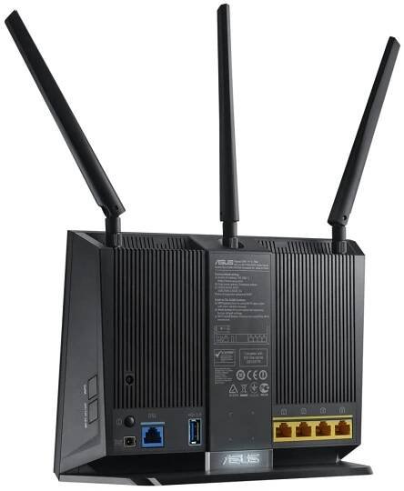 ASUS DSL-AC68U bezdrátový router Gigabit Ethernet Dvoupásmový (2,4 GHz / 5 GHz) 3G Černá (DSL-AC68U)