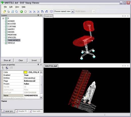 DWG DXF Sharp Viewer 2.0.29.0 - náhled