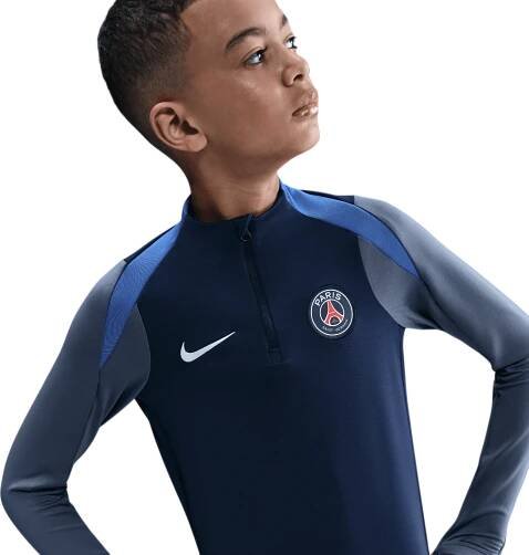 Dětské tréninkové fotbalové tričko s dlouhým rukávem Nike Dri-FIT Paris Saint-Germain Strike