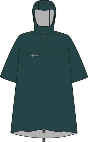 Unisex pláštěnka Kilpi RAIT-U tmavě zelená